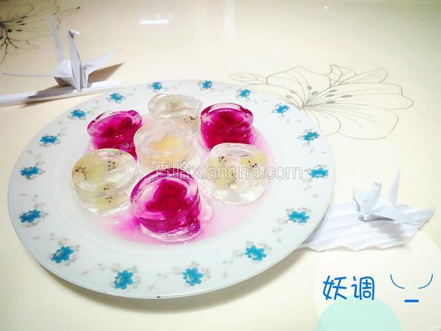 凉粉水果冻