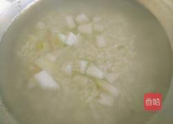 冬瓜虾仁粥的做法图解6
