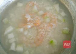 冬瓜虾仁粥的做法图解8