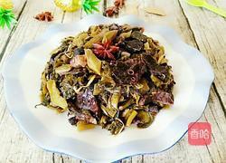 酸菜炒肺子的做法图解11