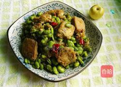 臭豆腐煎毛豆儿的做法图解16