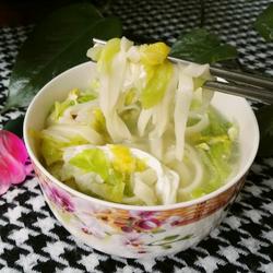 白菜炝锅面的做法[图]