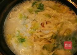 白菜炝锅面的做法图解9