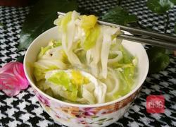 白菜炝锅面的做法图解10