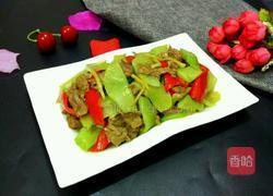 莴笋炒牛肉的做法图解11