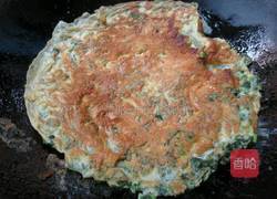 香菜煎鸡蛋的做法图解9