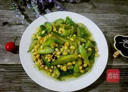 黄豆炒丝瓜的做法图解7