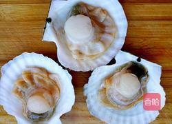 扇贝蒸蒜蓉大虾的做法图解1