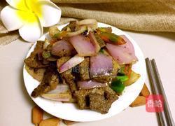 黑椒汁洋葱炒猪肝的做法图解9