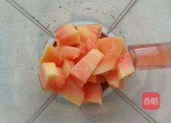 木瓜酸奶汁的做法图解2