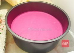 椰香火龙果慕斯的做法图解16