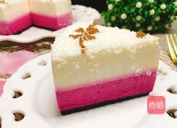 椰香火龙果慕斯的做法图解25