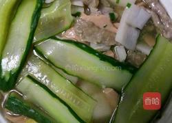 山药黄瓜肉片汤的做法图解4