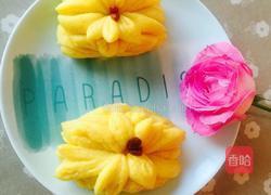 奶油南瓜莲花卷的做法图解8