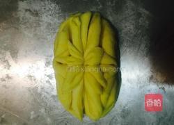 奶油南瓜莲花卷的做法图解5