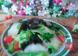 白菜木耳的做法图解8