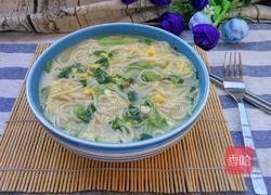 丝瓜热汤面的做法图解7