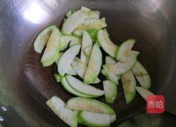 丝瓜热汤面的做法图解4