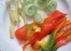 菜花炒豆菇的做法图解4