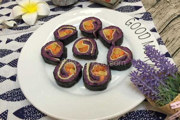 藜麦紫薯寿司卷
