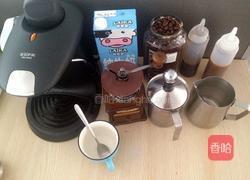 拿铁咖啡的做法图解1
