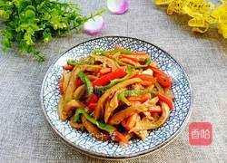 双椒耗油牛肚的做法图解11