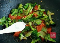 番茄酱炒西兰花的做法图解8