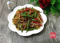 豆角肉丝炒面的做法图解9