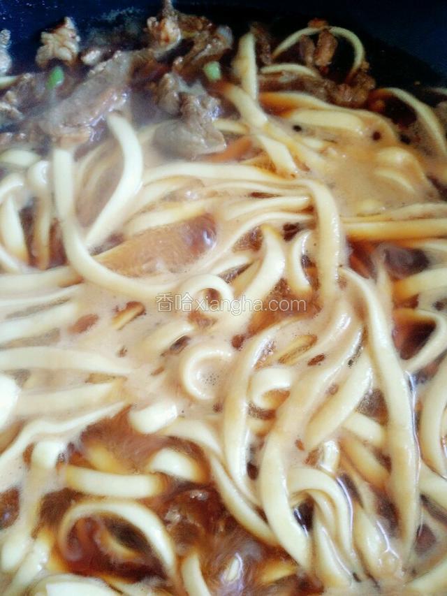 再煮两三分钟就煮好了。