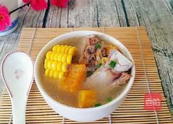 南瓜玉米排骨汤的做法图解9