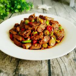 凉拌鸡心的做法[图]