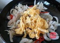 洋葱鸡蛋炒粉条的做法图解8