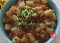 西红柿烧凉粉的做法图解5