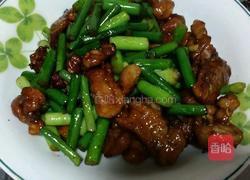 蒜苗炒鸡肉的做法图解10