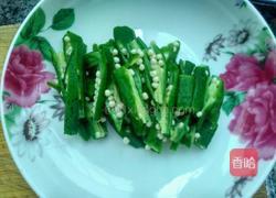 秋葵鸡蛋的做法图解3