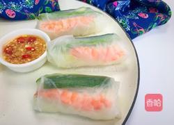 越南鲜虾米纸卷的做法图解9