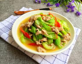 家常丝瓜炒肉[图]