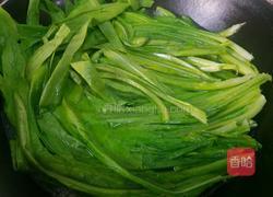 白灼油麦菜的做法图解3
