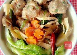 青菜水煮丸子的做法图解10