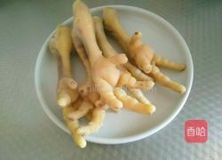 花生炖鸡脚的做法图解5