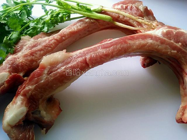 排骨洗淨斬件大小隨意