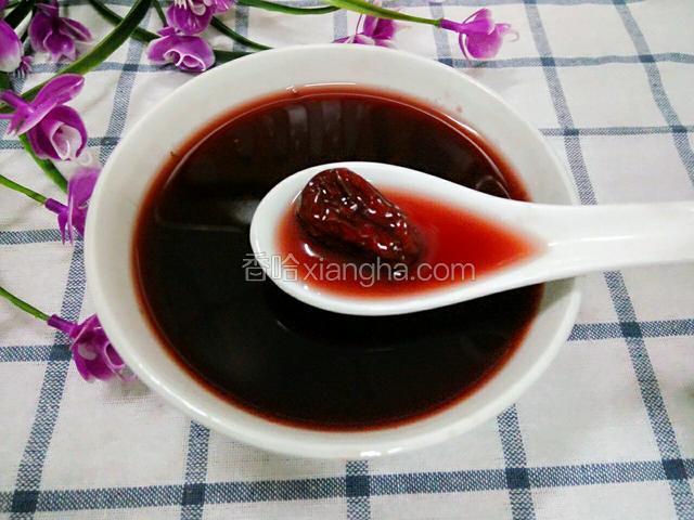 花生衣红枣汤