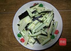 辣炒茄丝的做法图解2