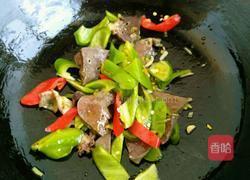 尖椒炒肺子的做法图解8