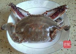 螃蟹蒸饭的做法图解2