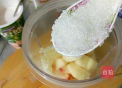 水蜜桃奶昔的做法图解4