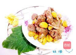 板栗啤酒烧鸭的做法图解7