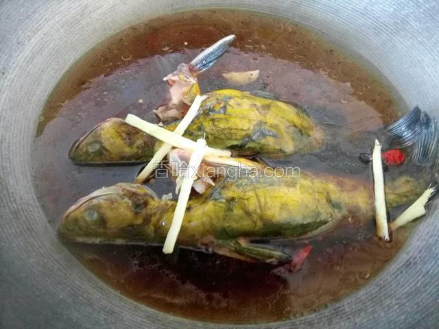 加足量清水，煮开