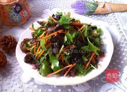 芥末油拌木耳的做法图解7