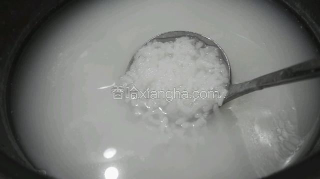 这时米粥也煮好了。